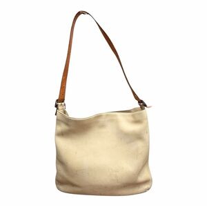 Vintage COACH Slim Legacy #9406 Mahogany Brown Leather Hobo Shoulder Bag 90's